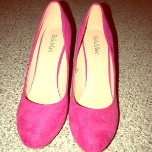 Bella Marie hot pink heels